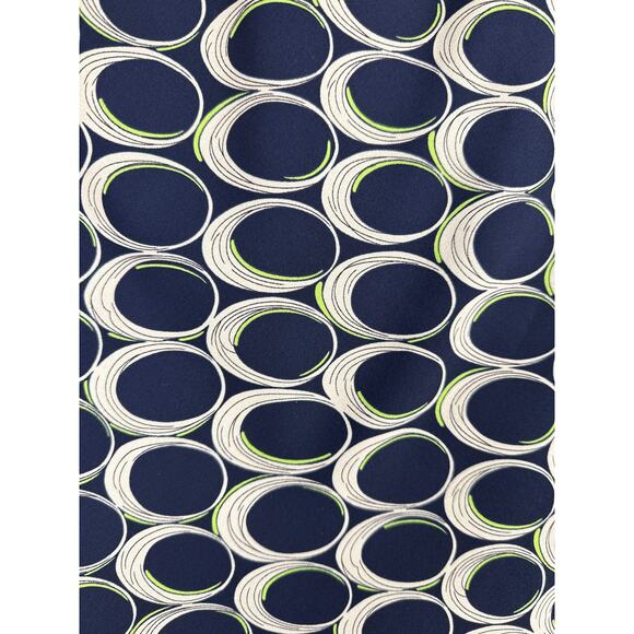 Anthropologie Moulinette Soeurs Ellipses Mini Dress Navy /Cream / Green Size 2 - Picture 7 of 9